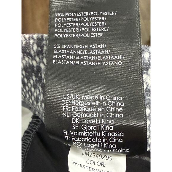 Liverpool Gia Glider Pull On Ankle Skinny Jeans Snake Print Gray Size 6/28 -NWT - Picture 5 of 5